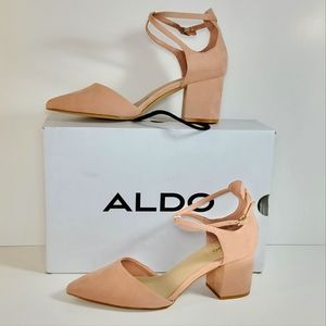 Aldo Women's Brookshear Block Heel Pump Dress Shoes